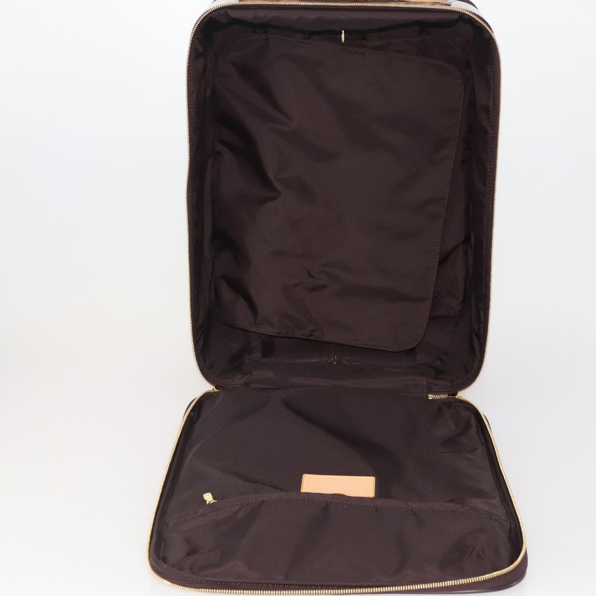 LOUIS VUITTON Monogram Vernis Pegas 45 Suitcase Amarante M91277 LV Auth 179182A