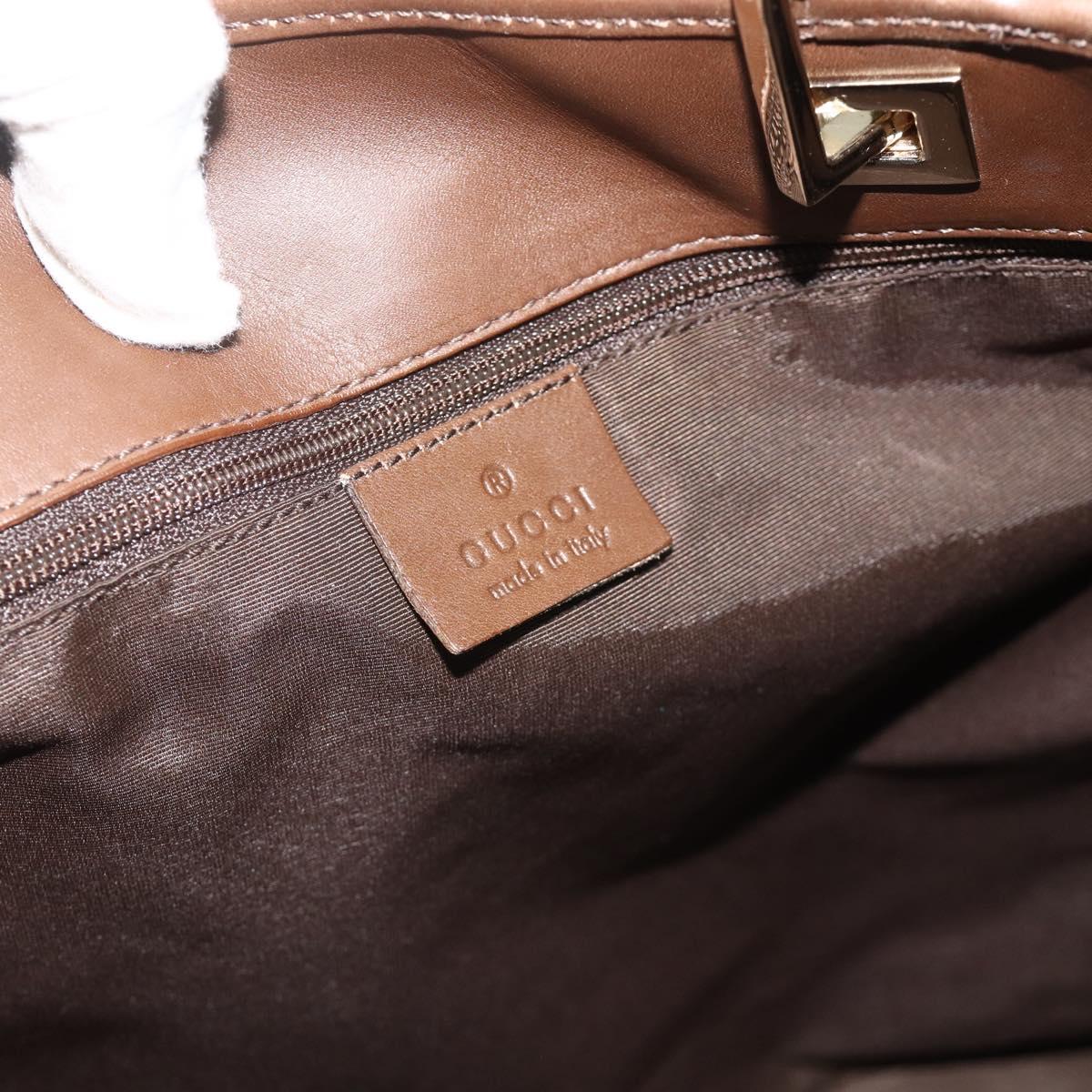 GUCCI GG Canvas Tote Bag Pink Gold 002 1098 1705 Auth 179194A
