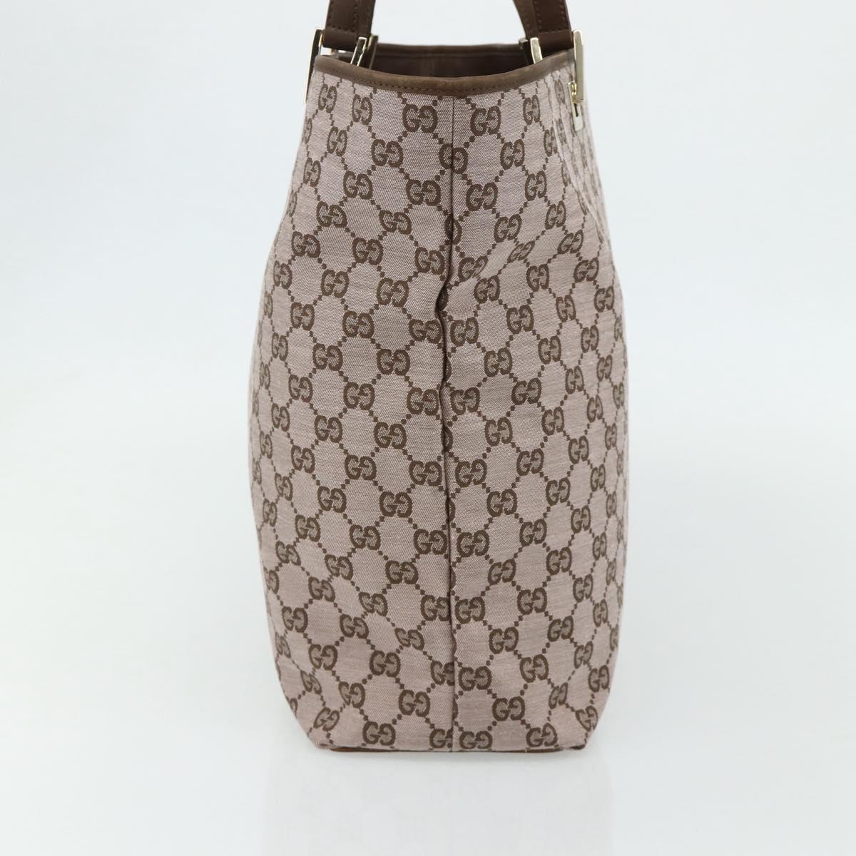 GUCCI GG Canvas Tote Bag Pink Gold 002 1098 1705 Auth 179194A