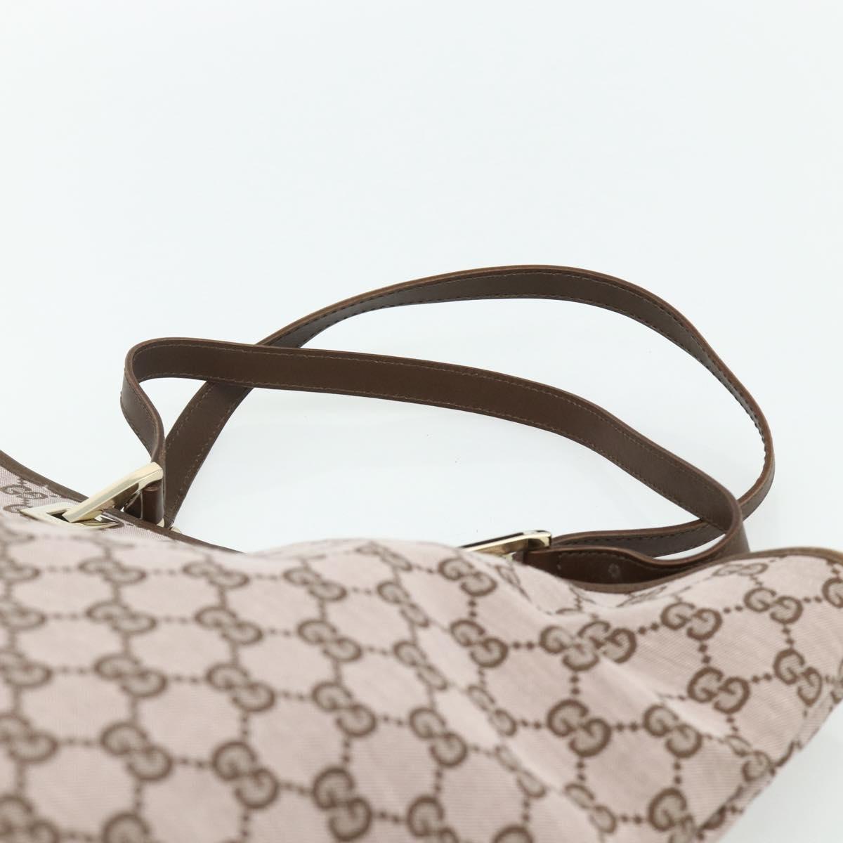 GUCCI GG Canvas Tote Bag Pink Gold 002 1098 1705 Auth 179194A