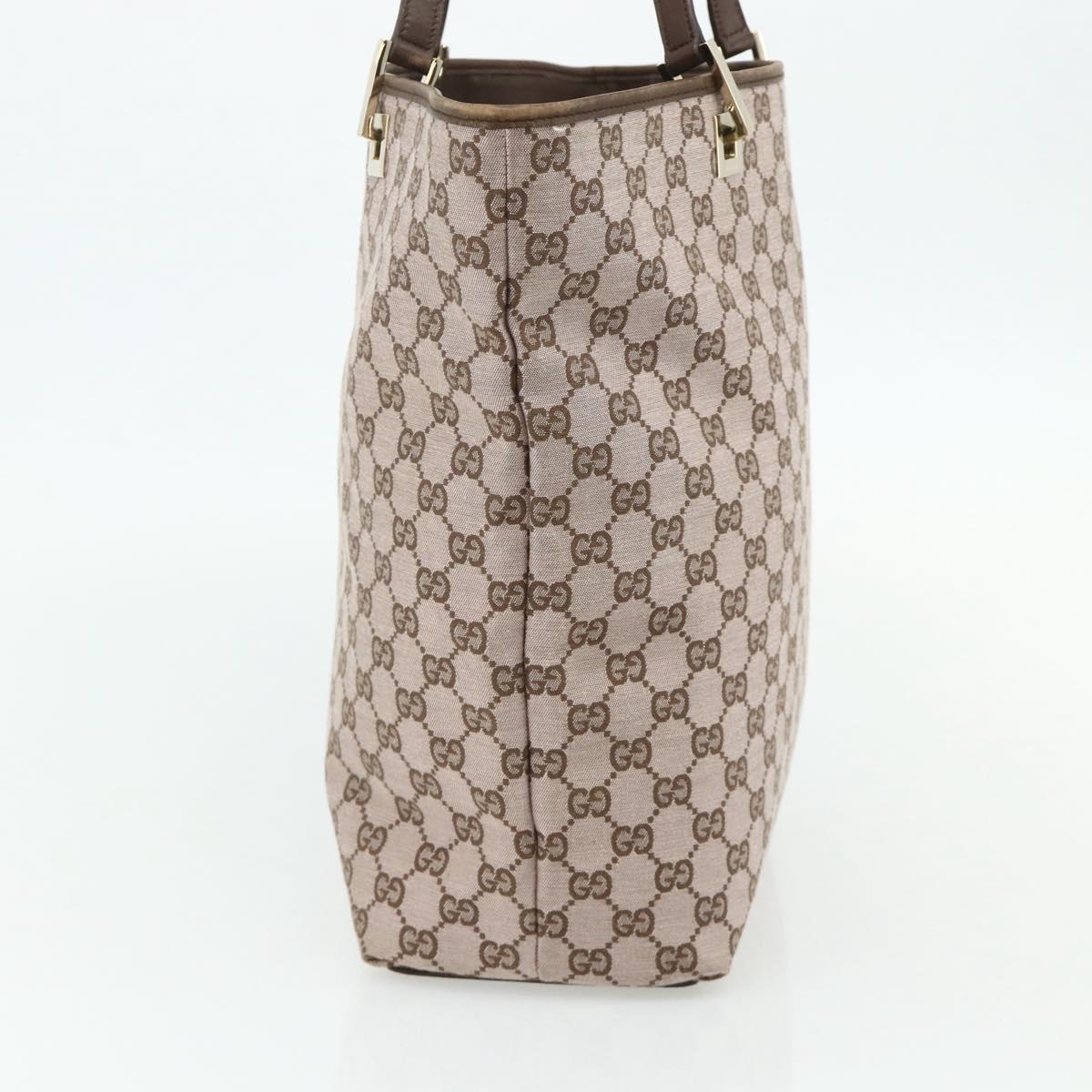 GUCCI GG Canvas Tote Bag Pink Gold 002 1098 1705 Auth 179233A