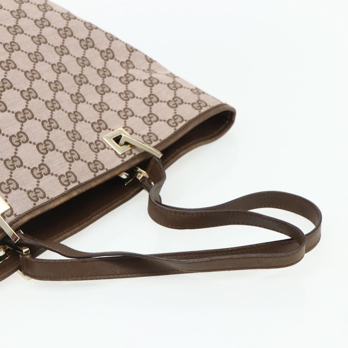 GUCCI GG Canvas Tote Bag Pink Gold 002 1098 1705 Auth 179233A