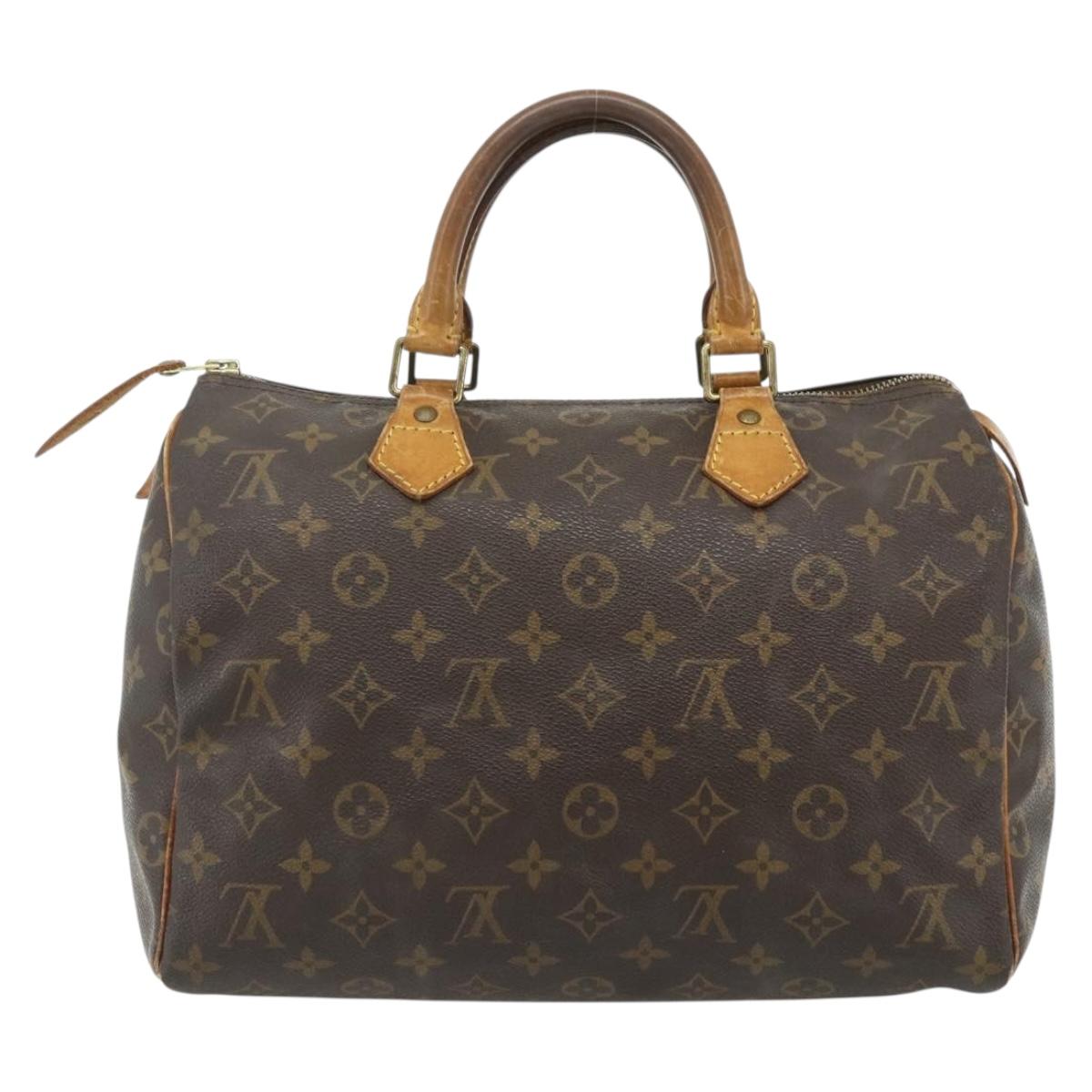 LOUIS VUITTON Monogram Speedy 30 Hand Bag M41526 LV Auth 179245A