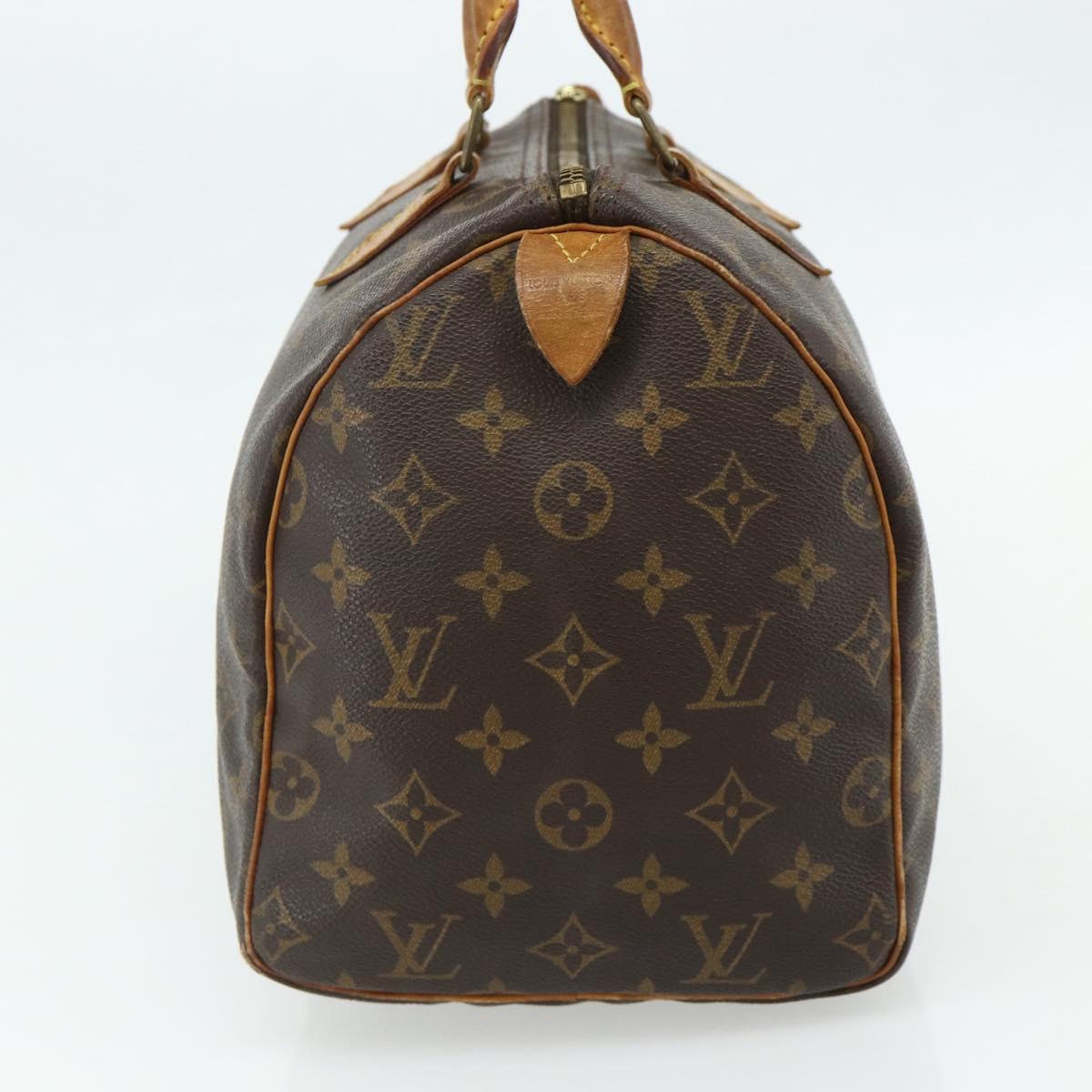LOUIS VUITTON Monogram Speedy 30 Hand Bag M41526 LV Auth 179245A