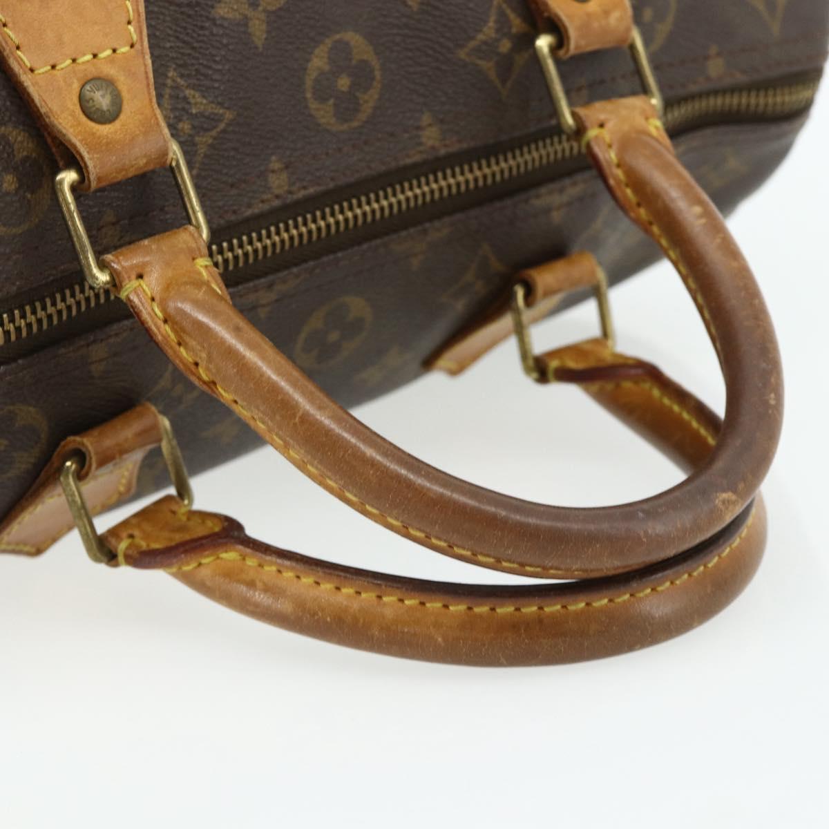 LOUIS VUITTON Monogram Speedy 30 Hand Bag M41526 LV Auth 179245A