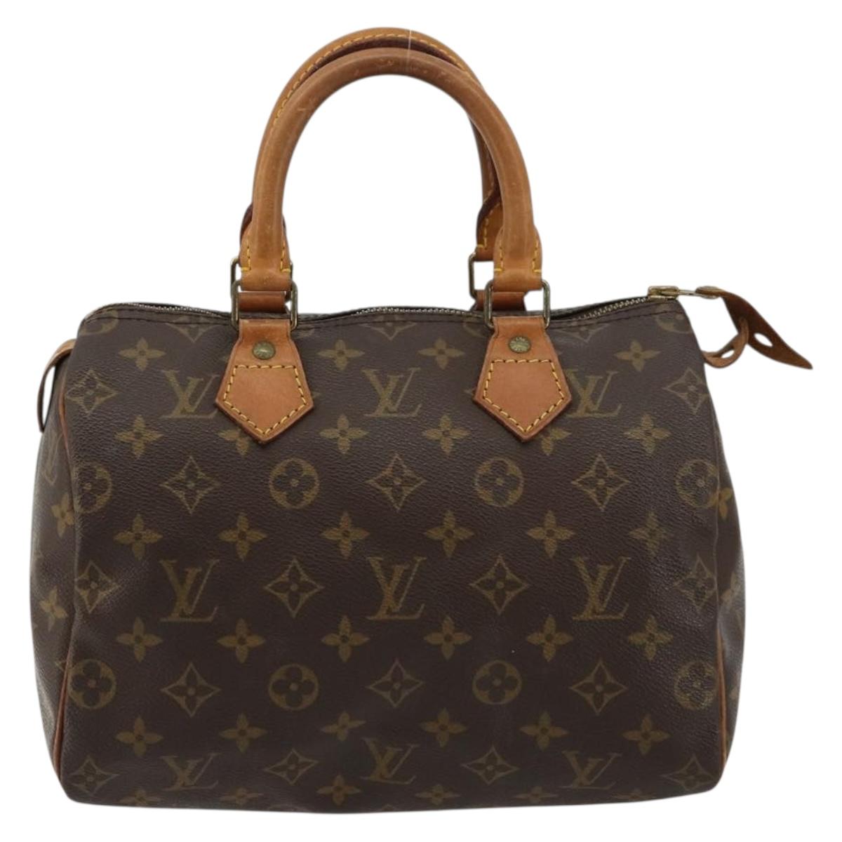 LOUIS VUITTON Monogram Speedy 25 Hand Bag M41528 LV Auth 179246A