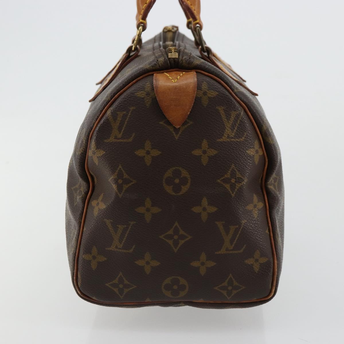 LOUIS VUITTON Monogram Speedy 25 Hand Bag M41528 LV Auth 179246A