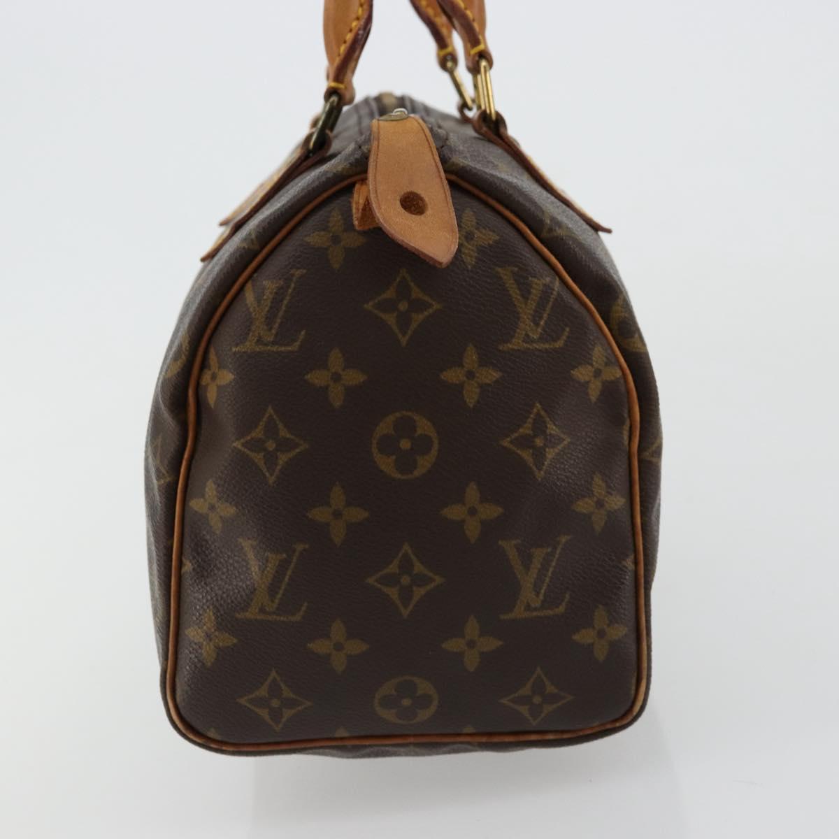 LOUIS VUITTON Monogram Speedy 25 Hand Bag M41528 LV Auth 179246A