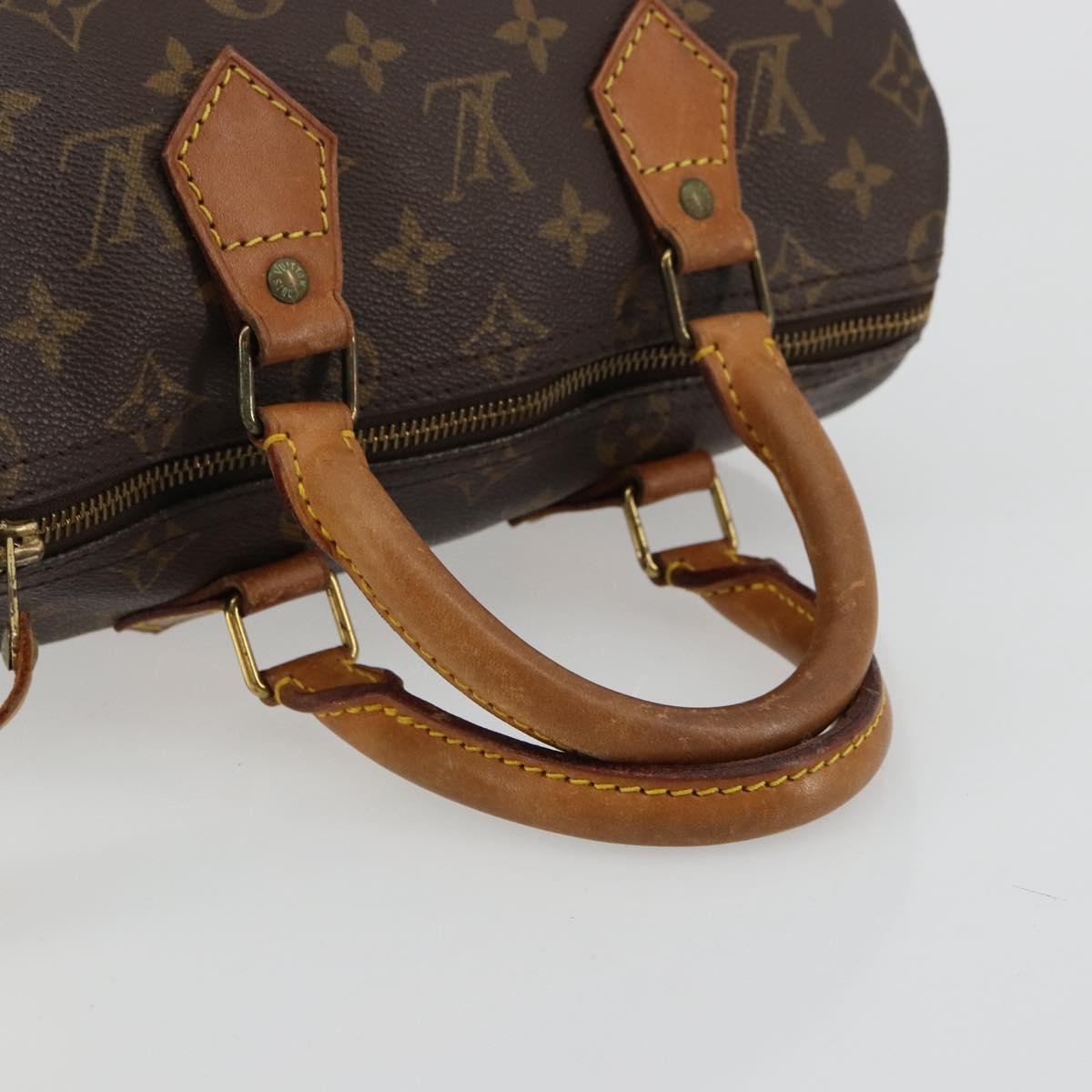 LOUIS VUITTON Monogram Speedy 25 Hand Bag M41528 LV Auth 179246A
