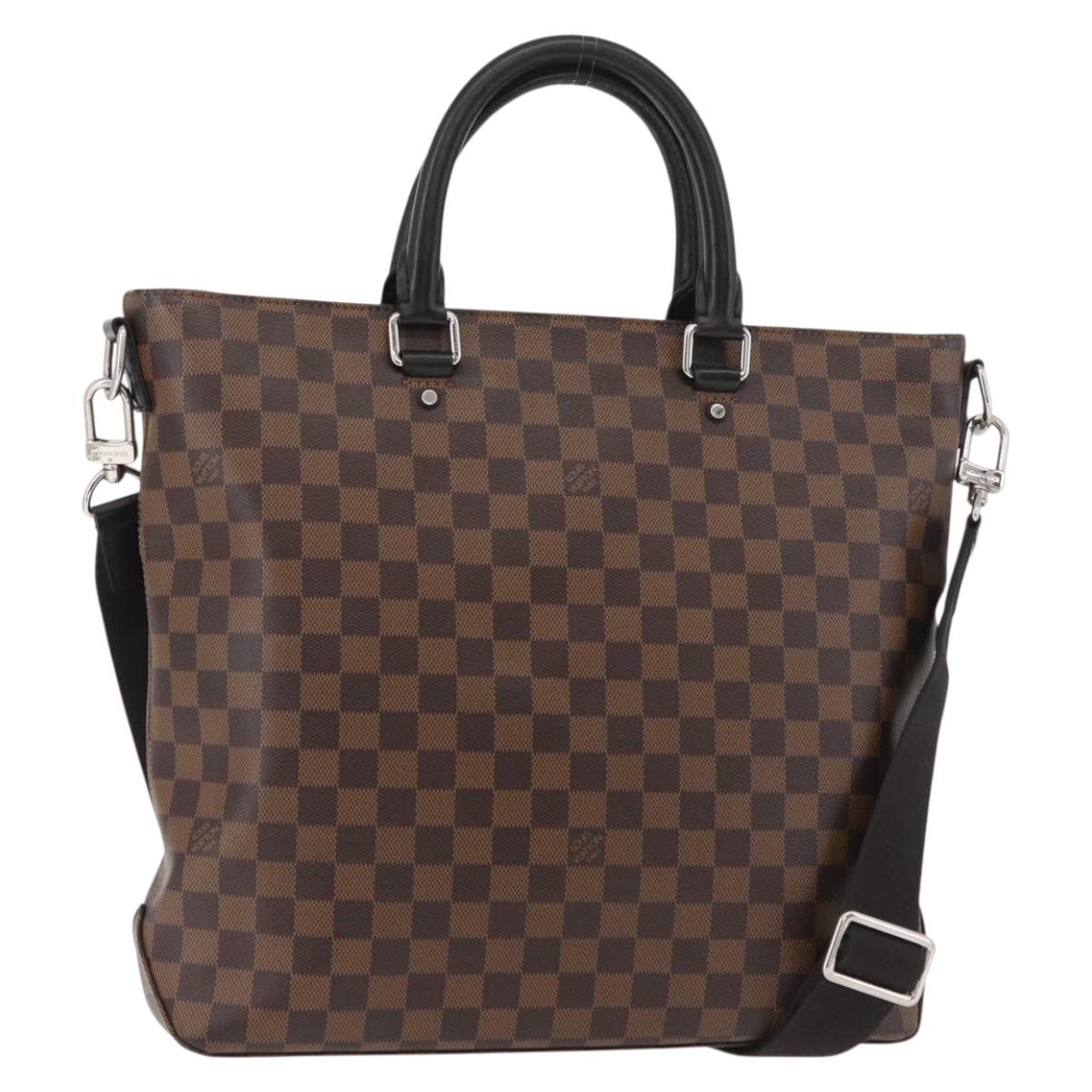 LOUIS VUITTON Damier Ebene jake tote Tote Bag N41559 LV Auth 179270A