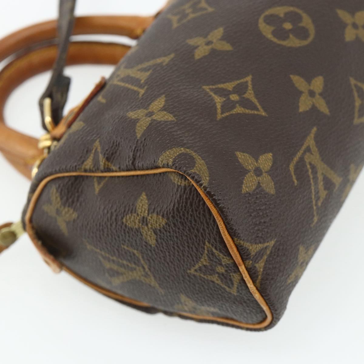 LOUIS VUITTON Monogram Mini Speedy Hand Bag M41534 LV Auth 179297A