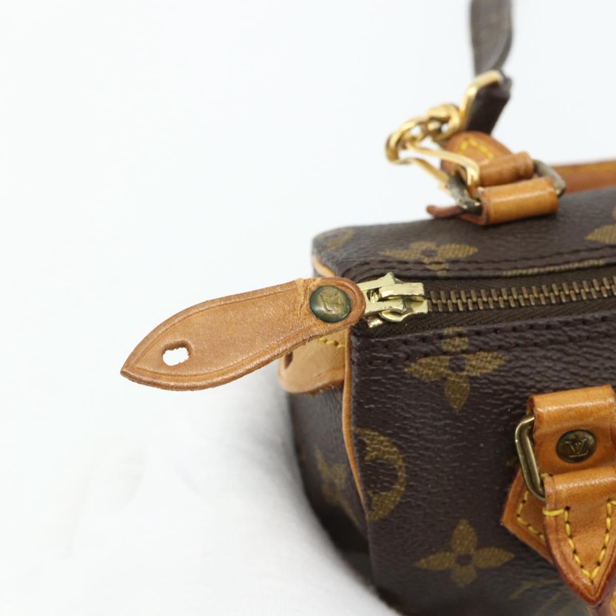 LOUIS VUITTON Monogram Mini Speedy Hand Bag M41534 LV Auth 179297A