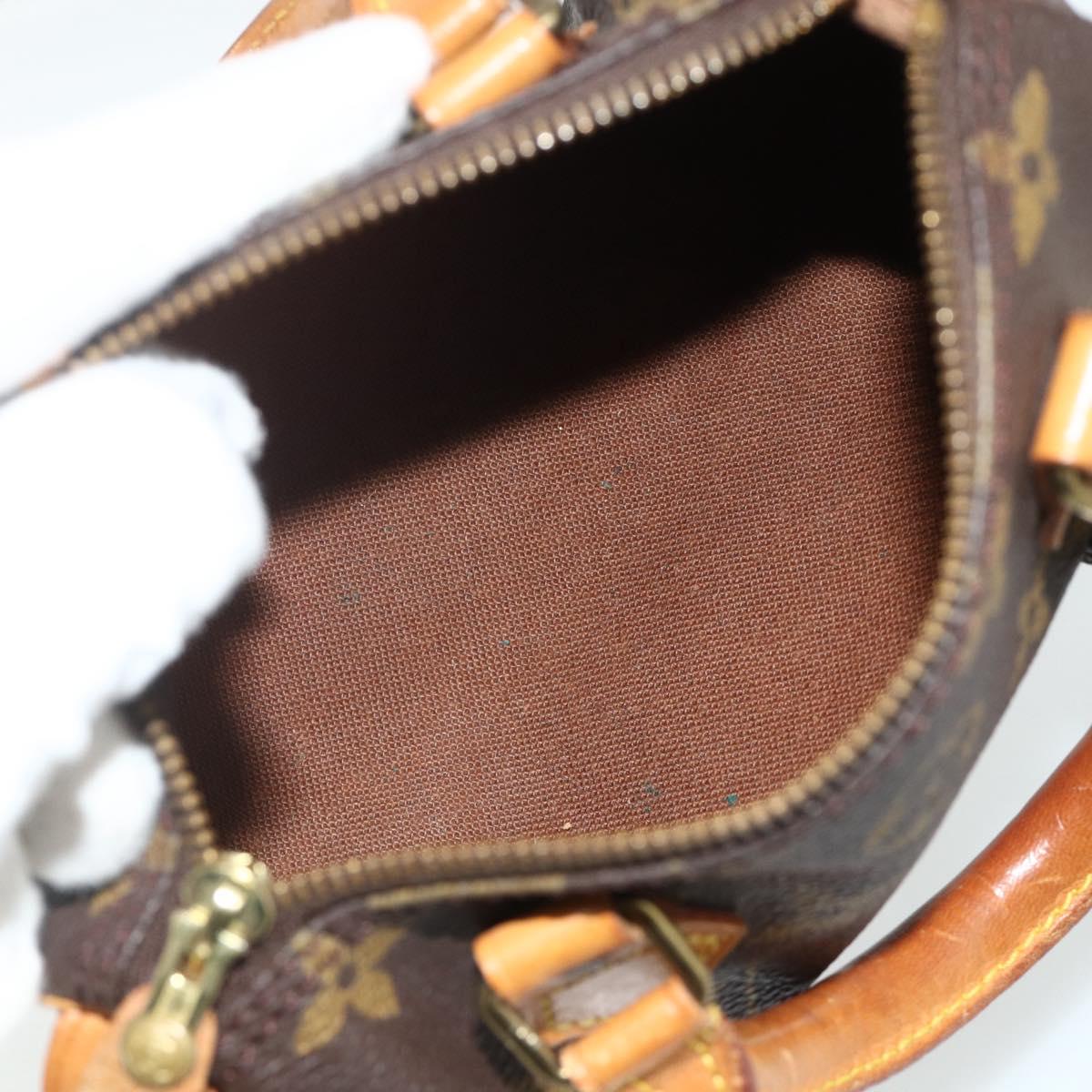 LOUIS VUITTON Monogram Mini Speedy Hand Bag M41534 LV Auth 179297A