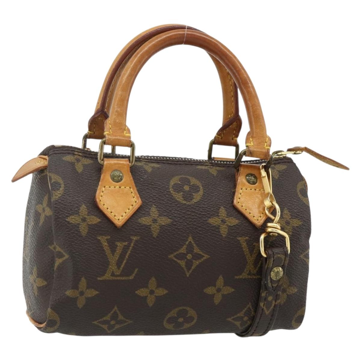 LOUIS VUITTON Monogram Mini Speedy Hand Bag M41534 LV Auth 179297A
