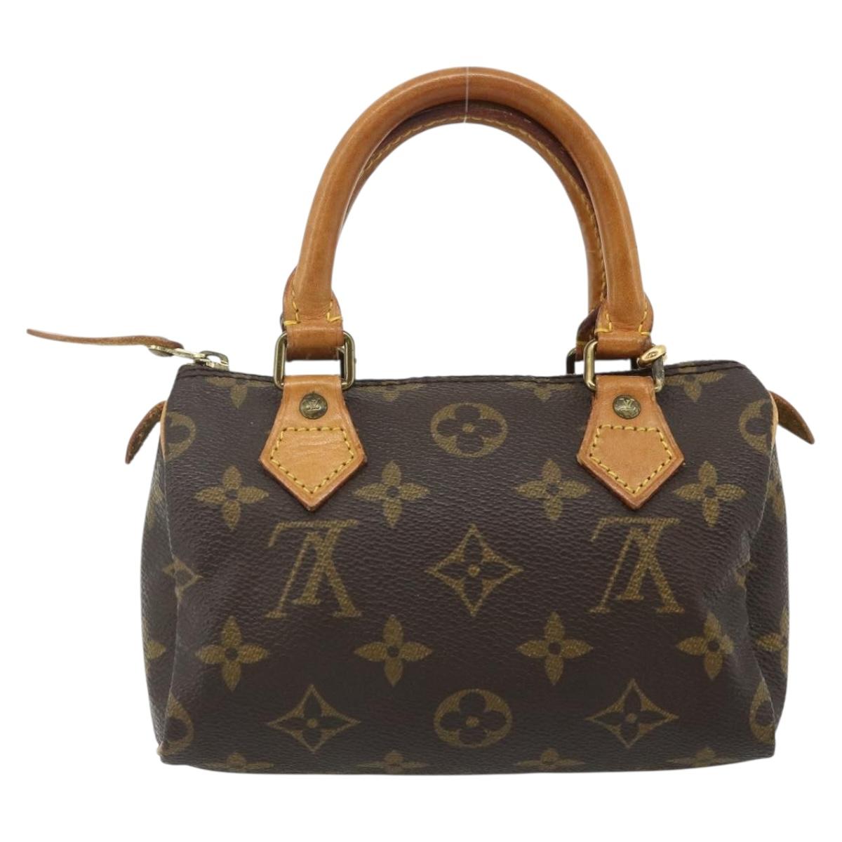 LOUIS VUITTON Monogram Mini Speedy Hand Bag M41534 LV Auth 179297A