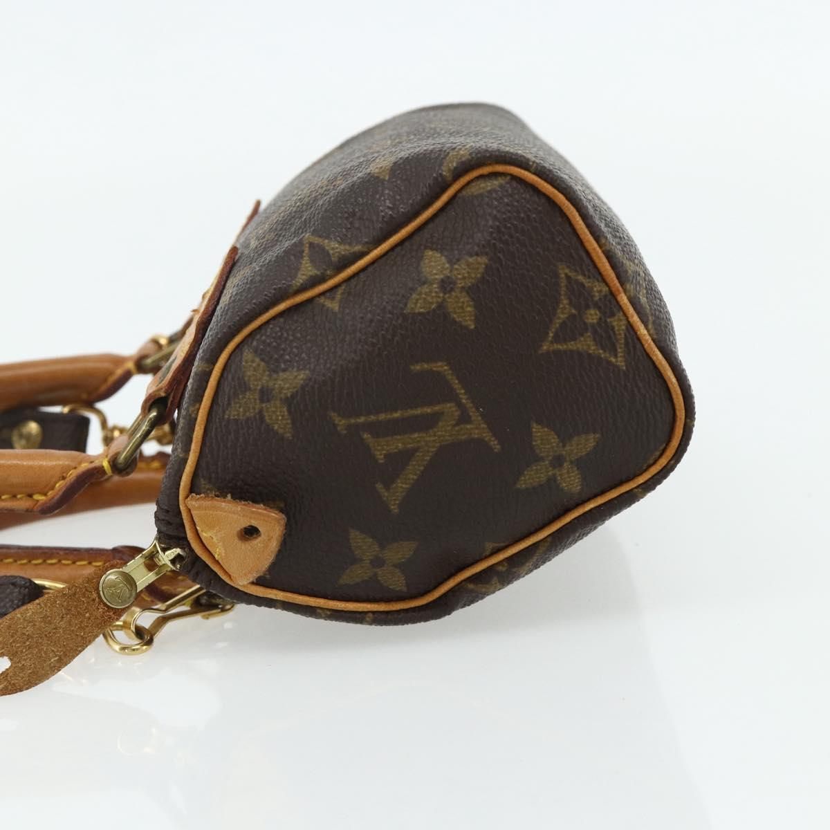LOUIS VUITTON Monogram Mini Speedy Hand Bag M41534 LV Auth 179297A