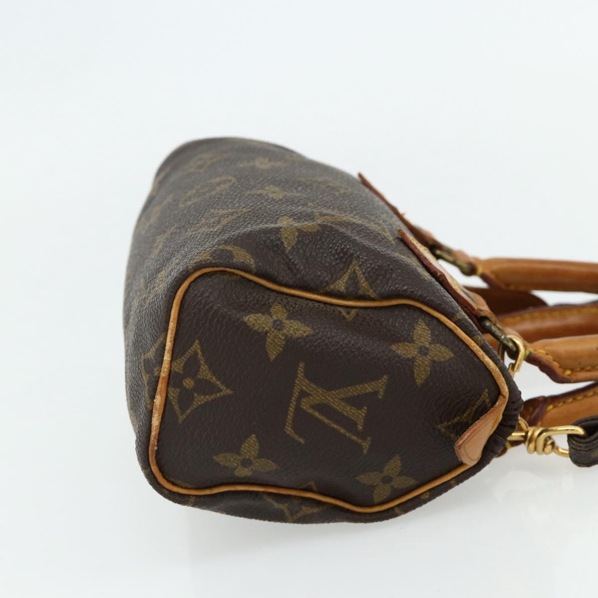 LOUIS VUITTON Monogram Mini Speedy Hand Bag M41534 LV Auth 179297A