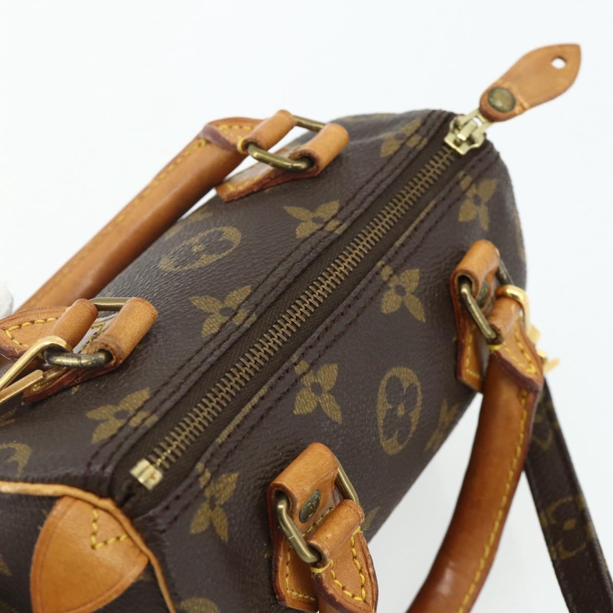 LOUIS VUITTON Monogram Mini Speedy Hand Bag M41534 LV Auth 179297A