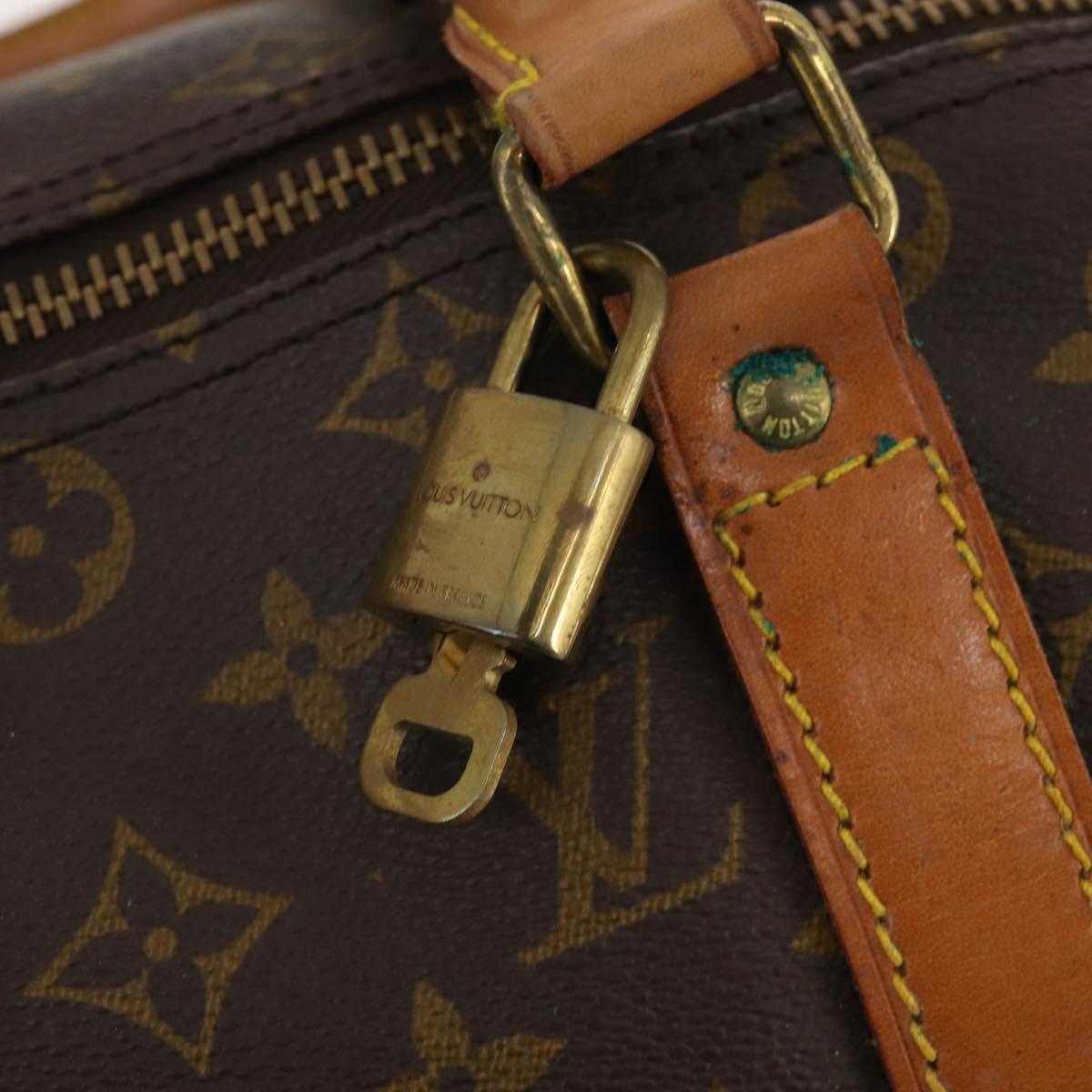 LOUIS VUITTON Monogram Keepall 50 Boston Bag M41426 LV Auth 179299A