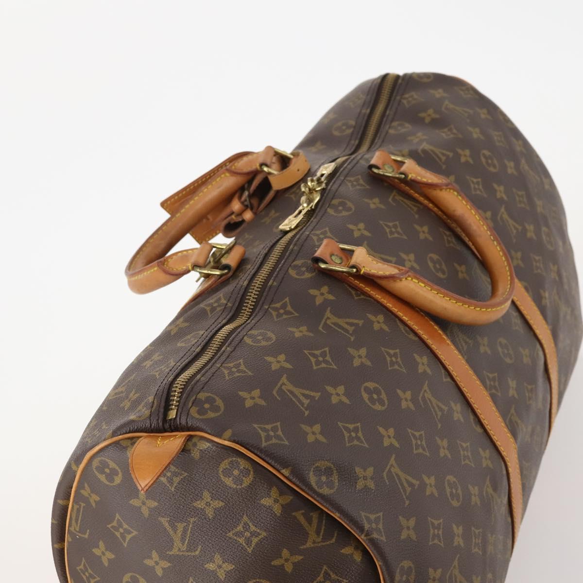 LOUIS VUITTON Monogram Keepall 50 Boston Bag M41426 LV Auth 179299A
