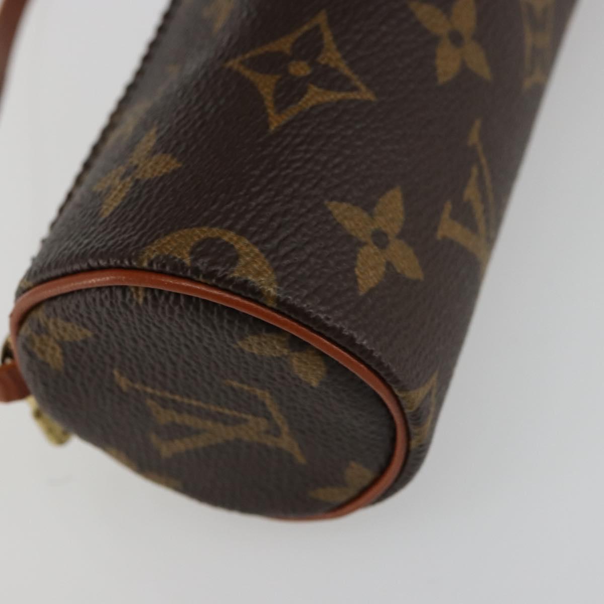 LOUIS VUITTON Monogram Papillon Pouch LV Auth 179300A