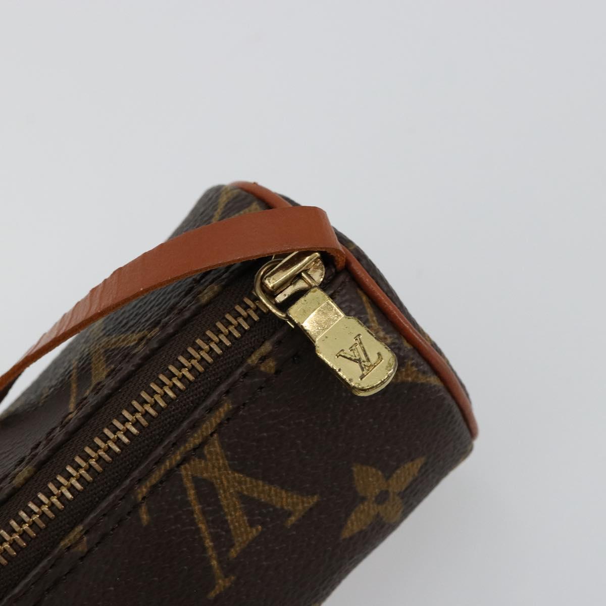 LOUIS VUITTON Monogram Papillon Pouch LV Auth 179300A