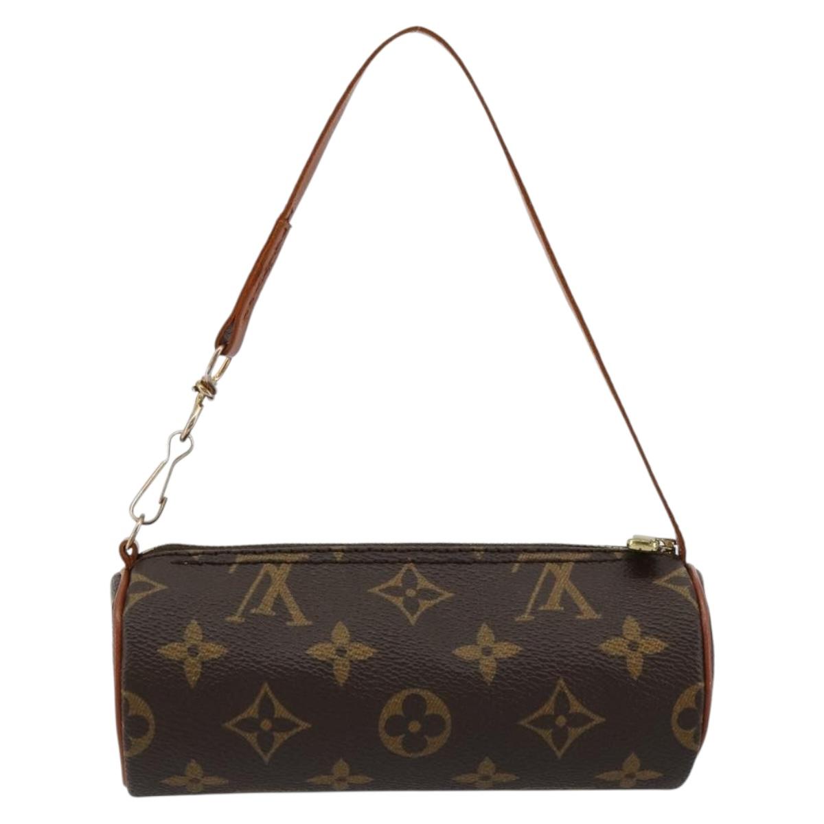 LOUIS VUITTON Monogram Papillon Pouch LV Auth 179300A