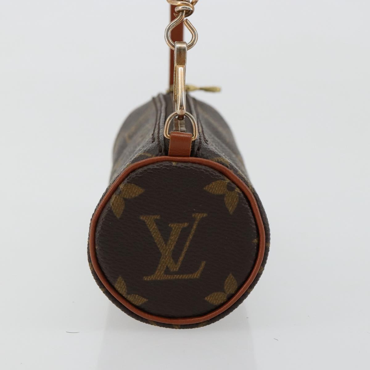 LOUIS VUITTON Monogram Papillon Pouch LV Auth 179300A