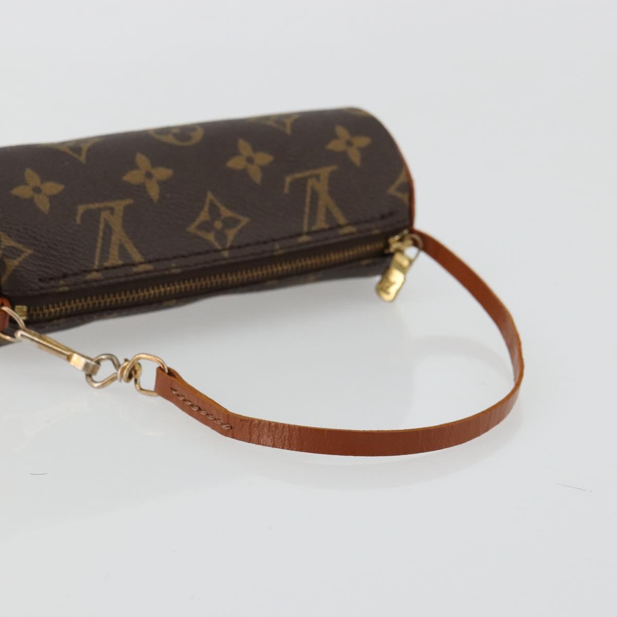 LOUIS VUITTON Monogram Papillon Pouch LV Auth 179300A