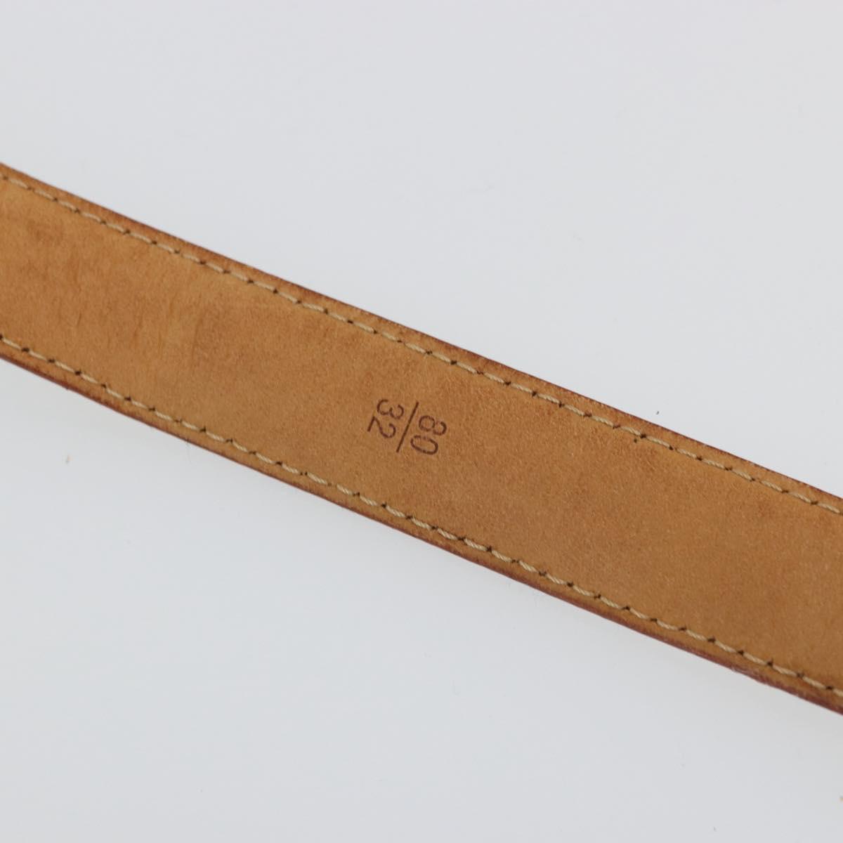 LOUIS VUITTON Monogram Multicolor Ceinture Care Belt White M9272W LV Auth 179316