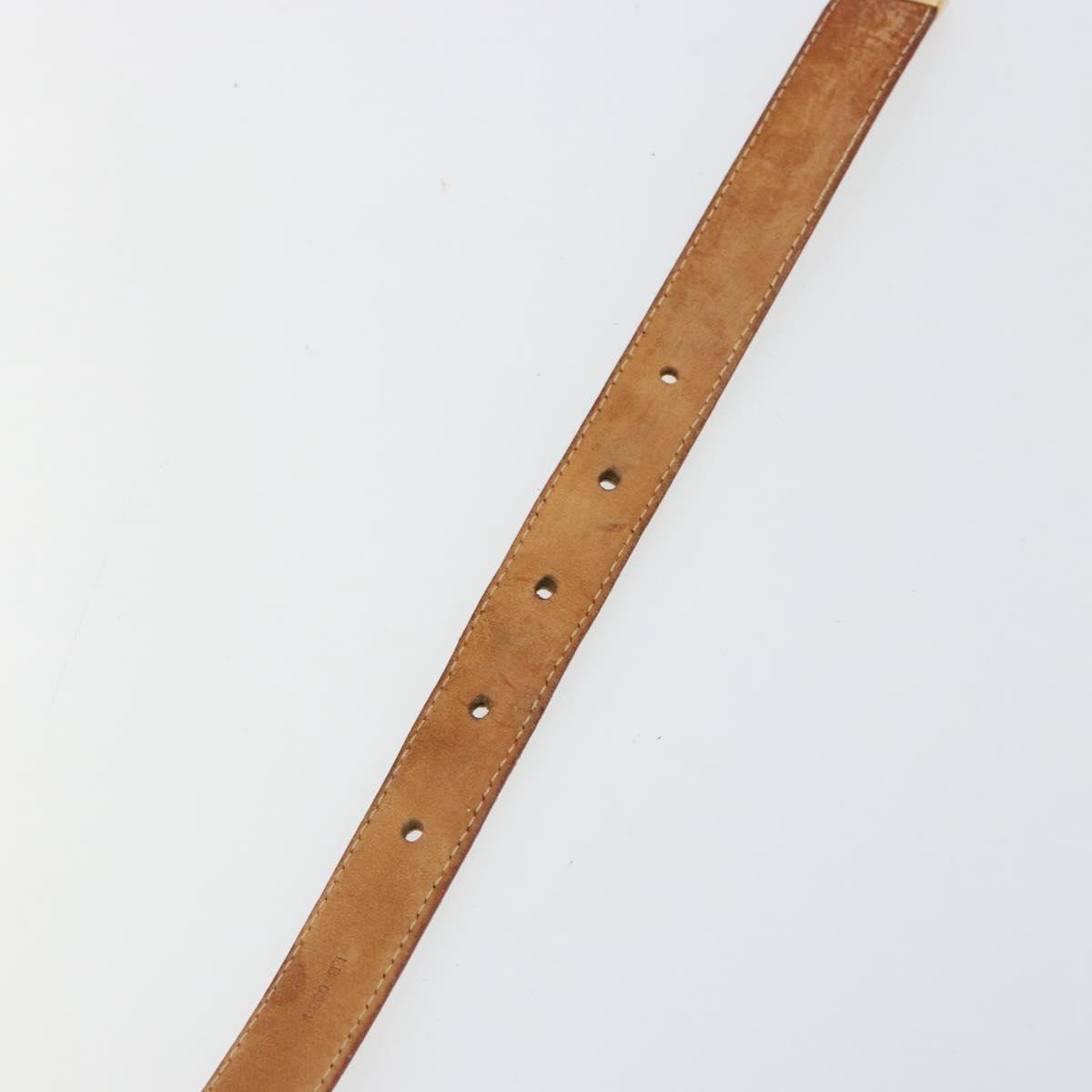 LOUIS VUITTON Monogram Multicolor Ceinture Care Belt White M9272W LV Auth 179316