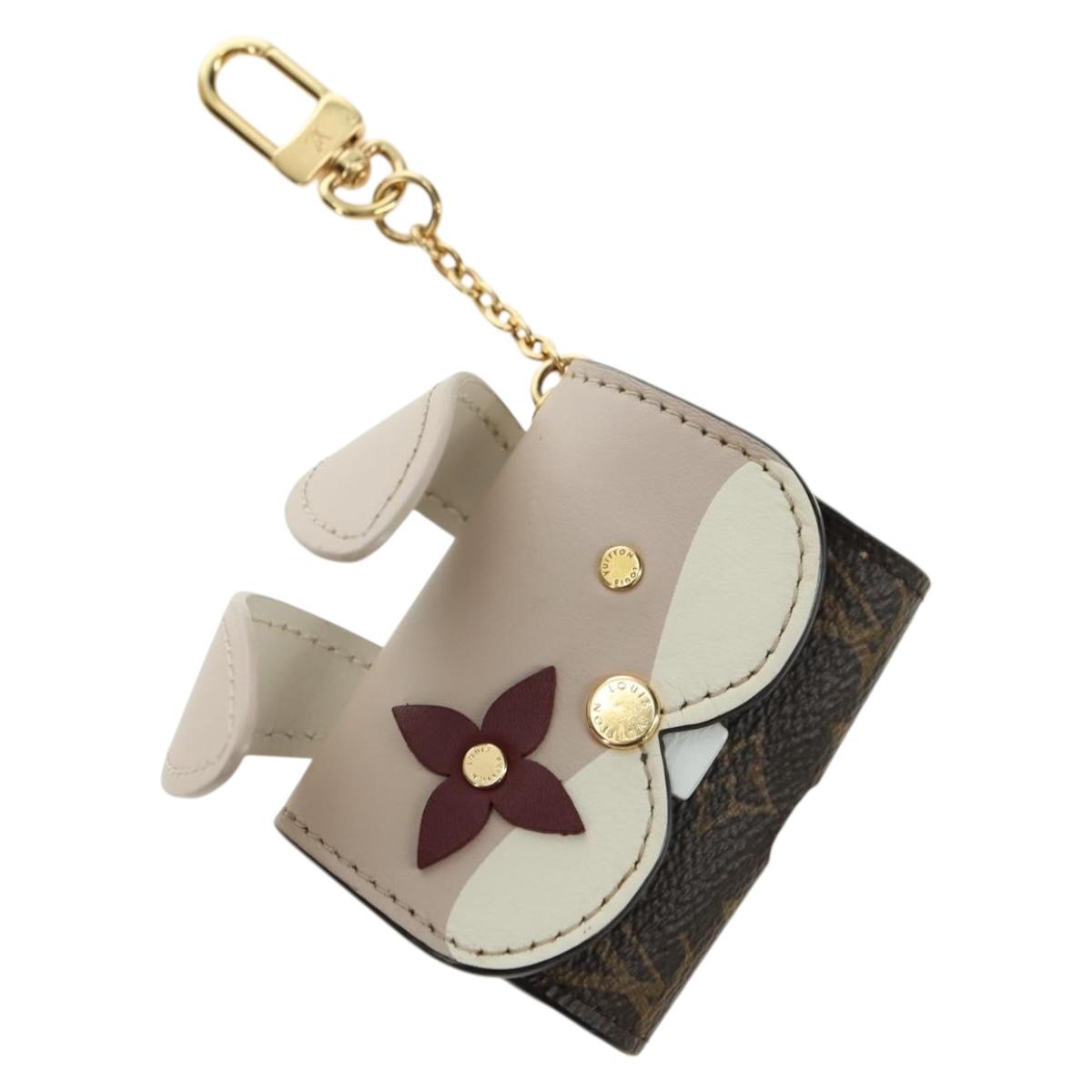 LOUIS VUITTON Monogram Etui Earphones Rabbit Earphone GI0863 LV Auth 179317M