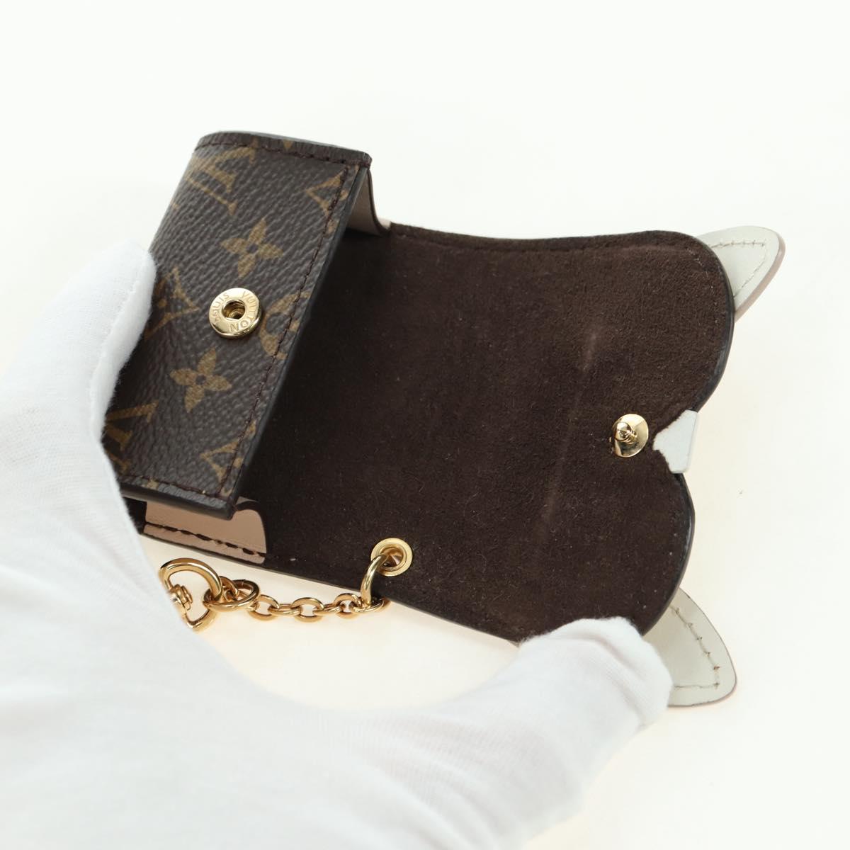 LOUIS VUITTON Monogram Etui Earphones Rabbit Earphone GI0863 LV Auth 179317M