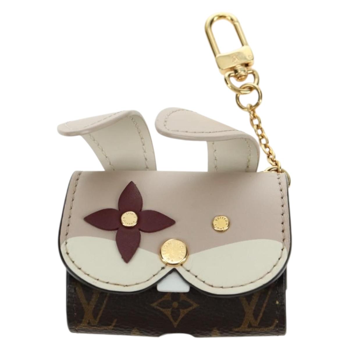 LOUIS VUITTON Monogram Etui Earphones Rabbit Earphone GI0863 LV Auth 179317M