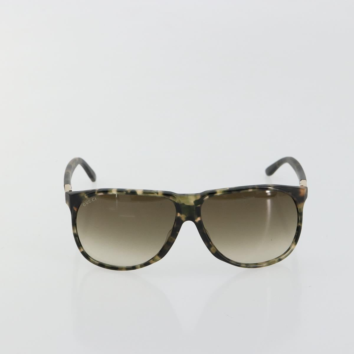 GUCCI Sunglasses plastic Brown Auth 179325A