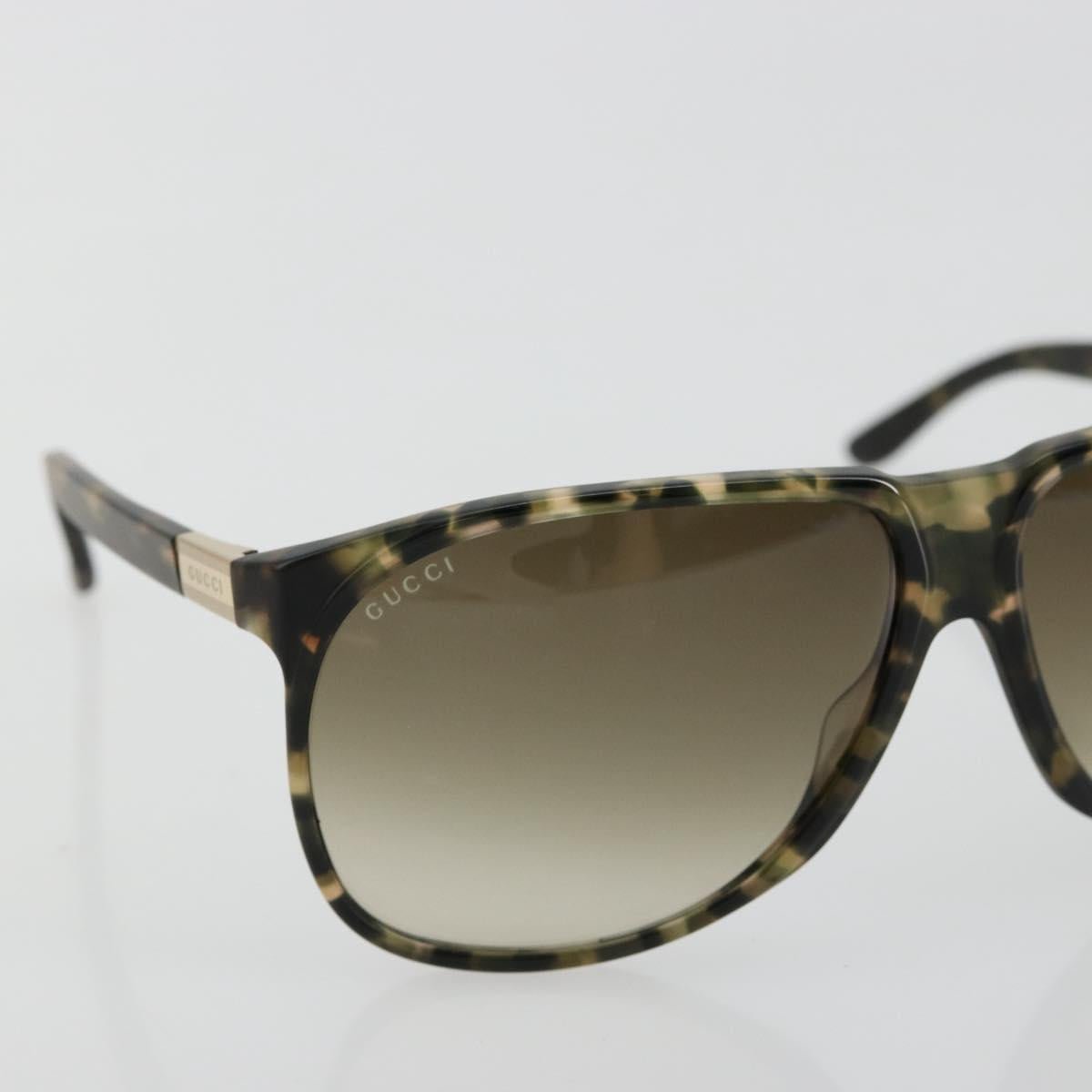 GUCCI Sunglasses plastic Brown Auth 179325A
