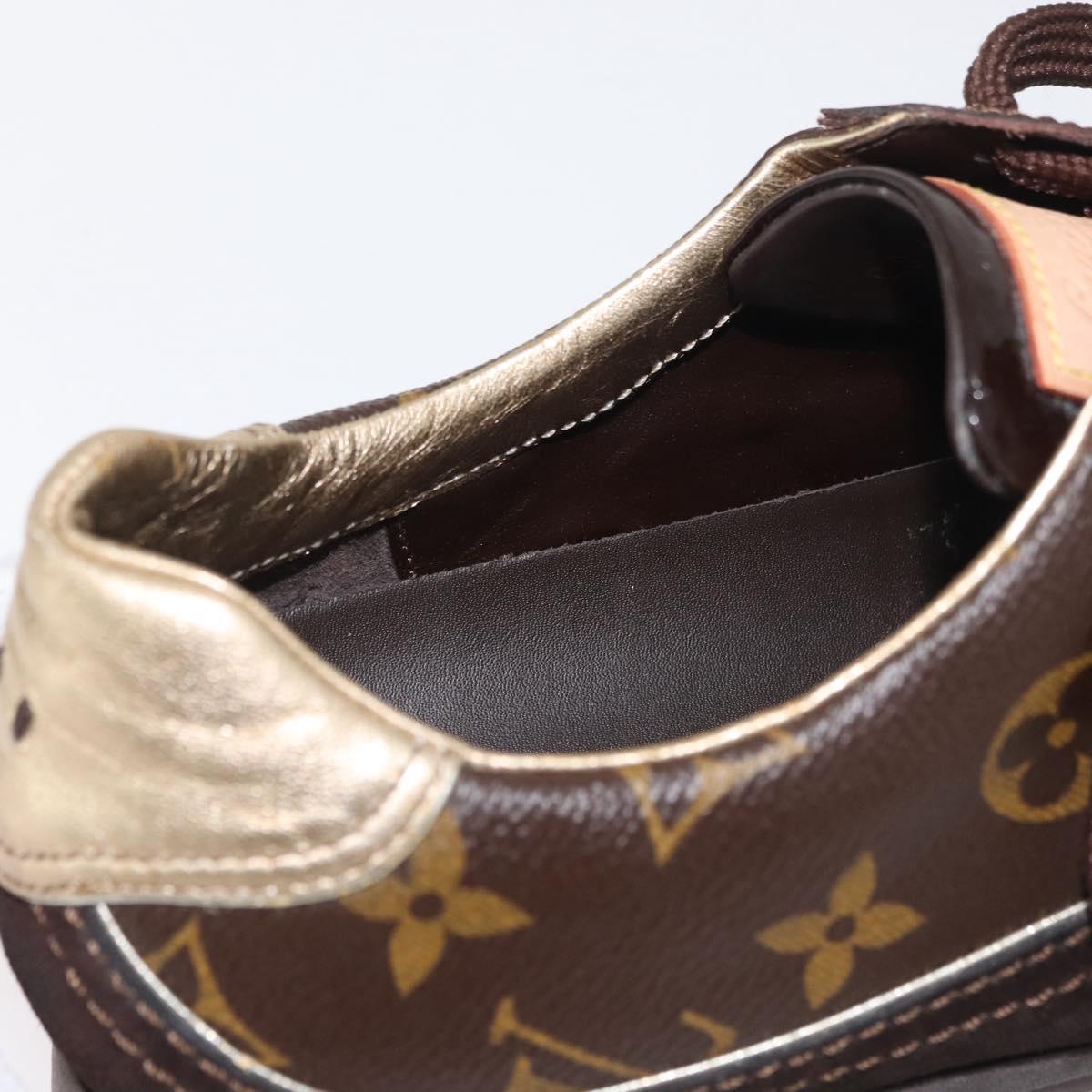 LOUIS VUITTON Monogram Loafers LV Auth 179327A