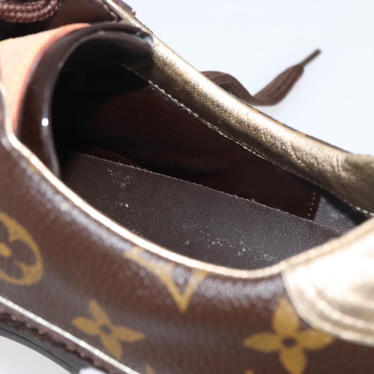 LOUIS VUITTON Monogram Loafers LV Auth 179327A