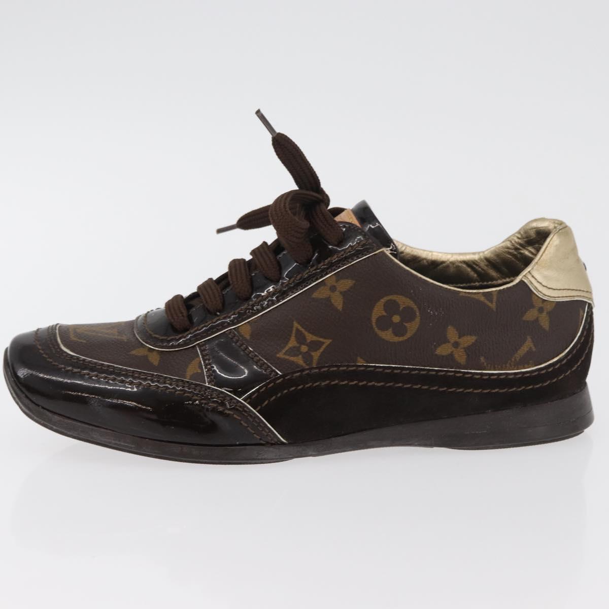 LOUIS VUITTON Monogram Loafers LV Auth 179327A