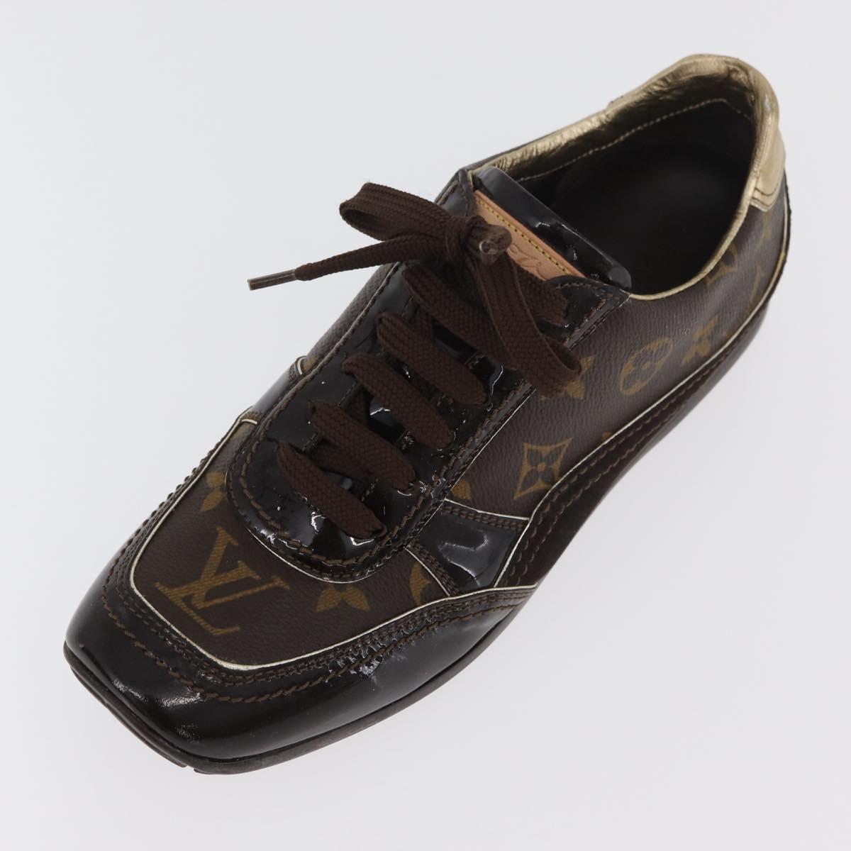 LOUIS VUITTON Monogram Loafers LV Auth 179327A