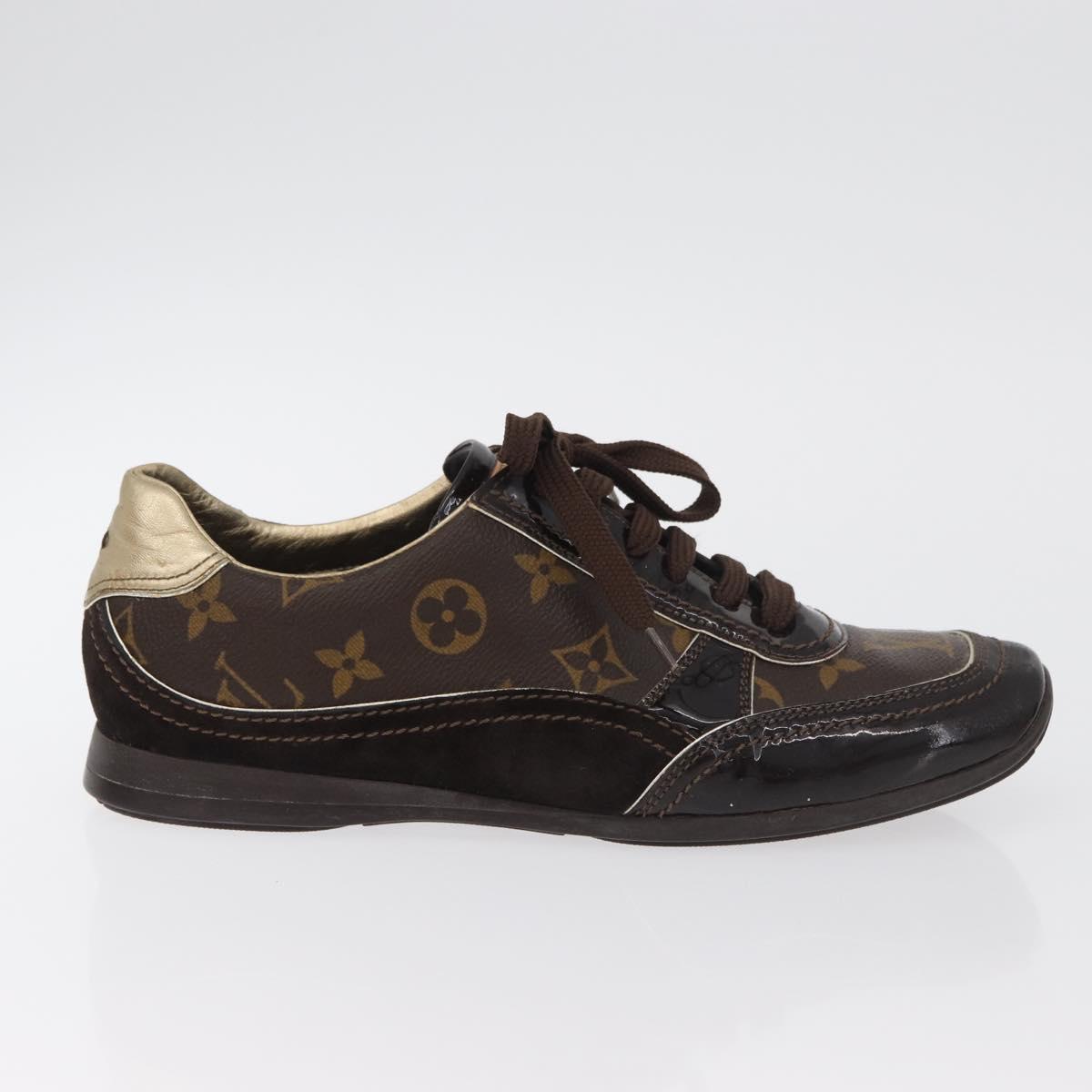 LOUIS VUITTON Monogram Loafers LV Auth 179327A