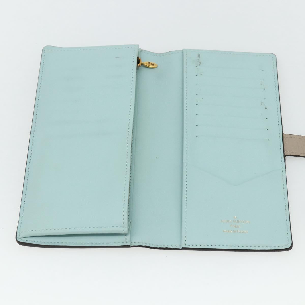 LOUIS VUITTON Capucines LV Vertical Wallet Taurillon Galle M81367 Auth 179342A