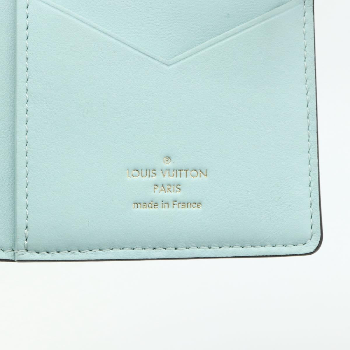 LOUIS VUITTON Capucines LV Vertical Wallet Taurillon Galle M81367 Auth 179342A