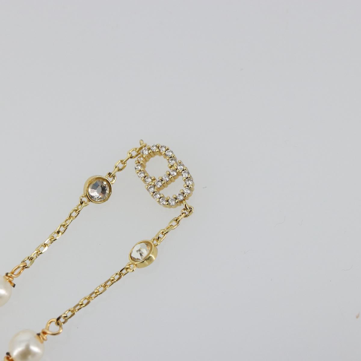 Christian Dior Bracelet metal Gold Auth 179358A
