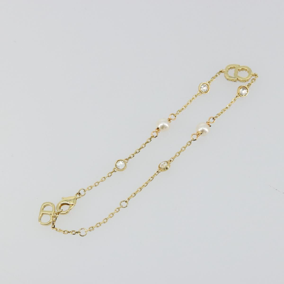 Christian Dior Bracelet metal Gold Auth 179358A