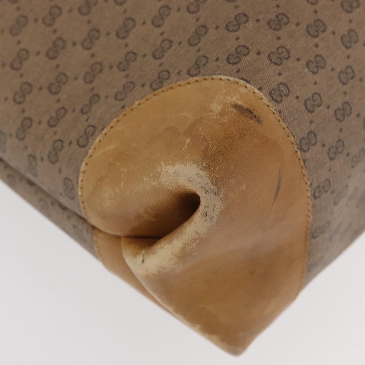 GUCCI Micro GG Supreme Web Sherry Line Bag PVC Beige 904 002 0131 Auth 179395