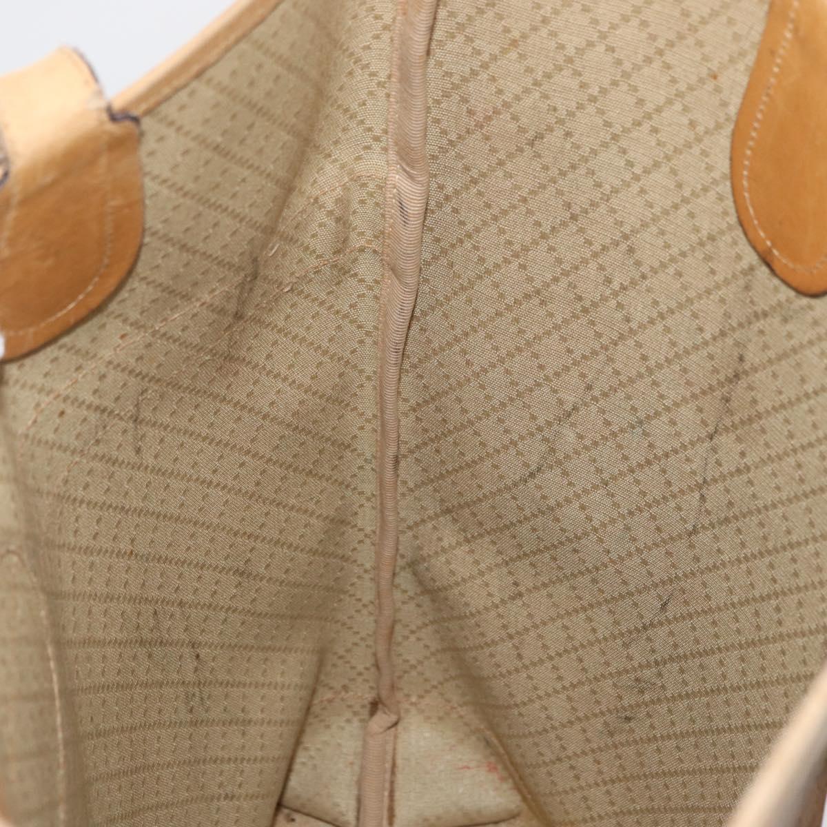 GUCCI Micro GG Supreme Web Sherry Line Bag PVC Beige 904 002 0131 Auth 179395