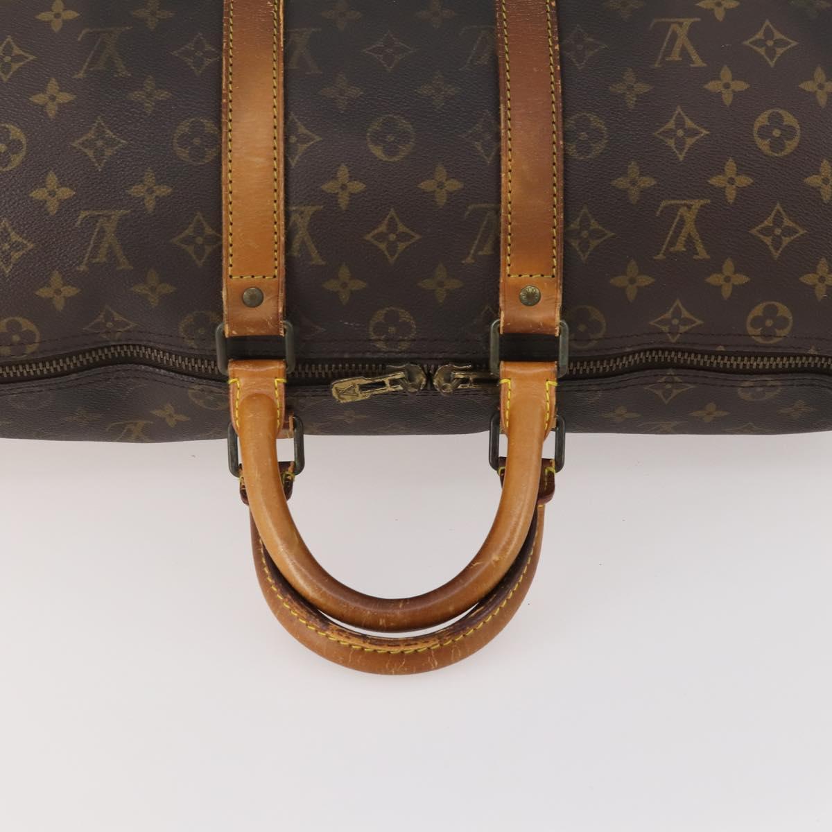LOUIS VUITTON Monogram Keepall 45 Boston Bag M41428 LV Auth 179405