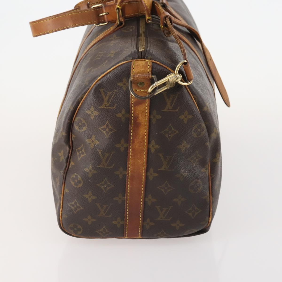 LOUIS VUITTON Monogram Keepall Bandouliere 45 Boston Bag M41418 LV Auth 179409