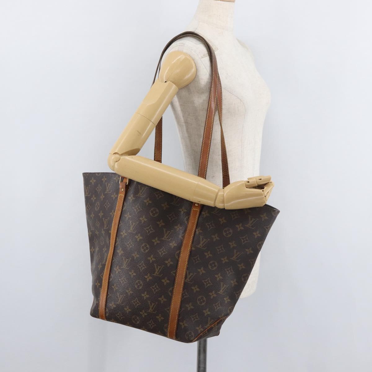 LOUIS VUITTON Monogram Sac Shopping Tote Bag M51108 LV Auth 179414